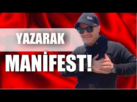 YAZARAK MANİFEST EDECEKSİN #adilyıldırım #farkındalık #manifest