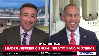 Leader Jeffries on MS Now's The Beat