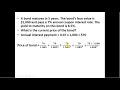 Bond Pricing and Yield Concepts