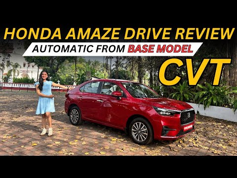 New Honda Amaze Drive Review in Detail | Honda Amaze CVT Drive