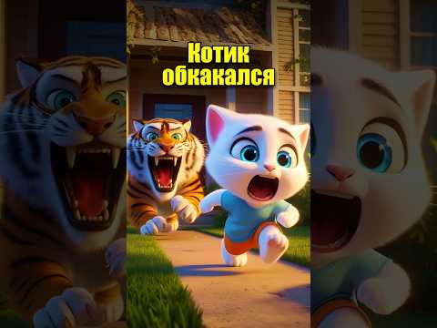 КОТИК ОБКАКАЛСЯ #мультик #dalle3 #chatgpt #aiart #aicat #ai #cats #юмор #ии #нейросеть #юмор #ии