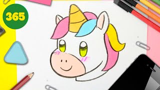 Apprends à dessiner une licorne kawaii facilement !