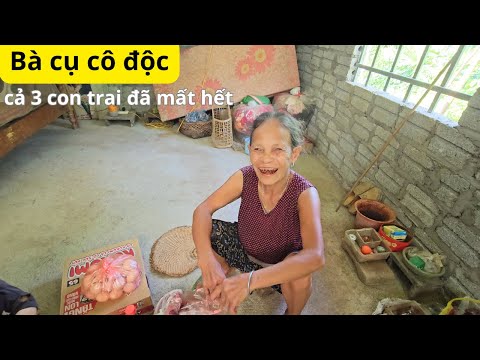 Giúp đồ ăn cho Bà Tá - Vào vườn xin bắp , dưa nhà Dì Dinh - đông bắc quê tôi