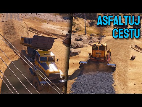 Asfaltování, rovnání terénu a nové cesty! - Roadcraft DEMO #2