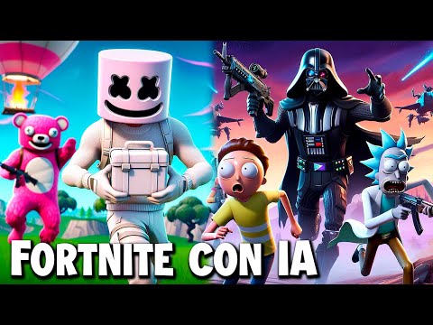 Rap de Fortnite con imágenes IA ¡INCREÍBLE! 🔥