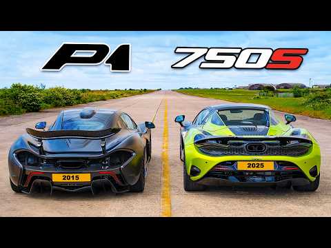 【ドラッグレース！】マクラーレン P1 vs 750S