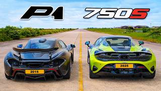 【ドラッグレース！】マクラーレン P1 vs 750S