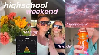 HIGH SCHOOL WEEKEND IN MY LIFE *feels like summer*
