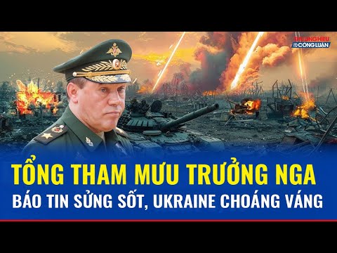 Thời sự quốc tế trưa 16/1: Đại tướng Gerasimov vô tình tiết lộ cả ngàn xe tăng, Ukraine choáng váng