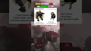 AUTOMATON MECH VS EXOSUIT IN A NUTSHELL..