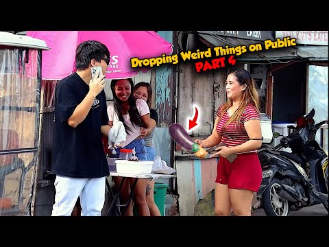 DROPPING WEIRD THINGS PUBLIC PRANK "GRABE NAGULAT SILA" PART 4