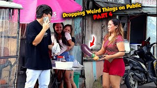 DROPPING WEIRD THINGS PUBLIC PRANK "GRABE NAGULAT SILA" PART 4