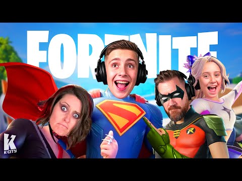 FORTNITE is SUPER (Family Challenge) K-City Gaming