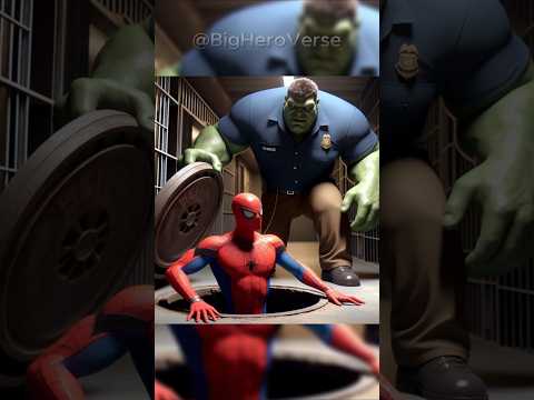 Superheroes rescue their girls ❤️🔥 Spiderman #spiderman #marvel #dc #brawlstars #hulk