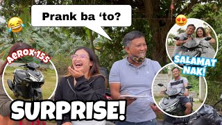BAGONG MOTOR PARA KAY PAPA | Yamaha Mio Aerox 155 V2 | Lennie Enverga