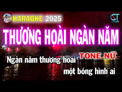 Karaoke Nhạc Sống Thương Hoài Ngàn Năm Tone Nữ | Công Minh