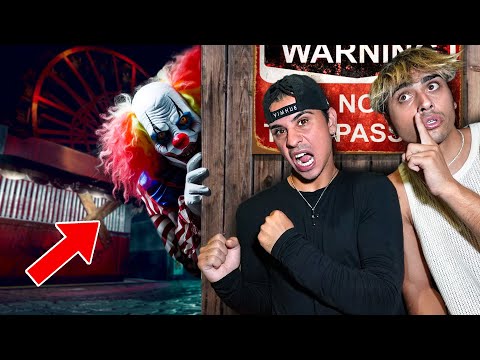 We Snuck Into A Carnival And Were Attacked By An EVIL CLOWN!