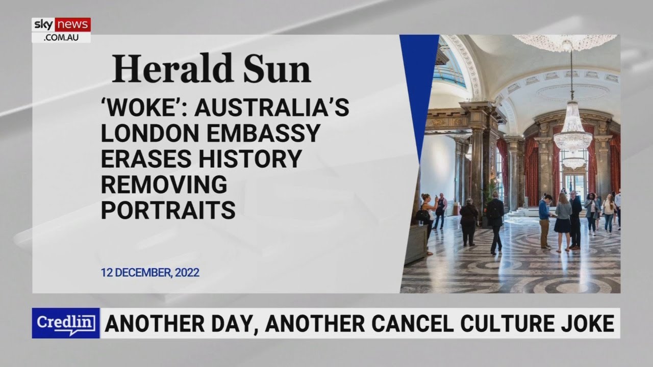 Australia’s London Embassy Allegedly Removed Portraits of ‘White Men’