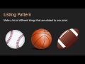 Listing Patterns in Writing