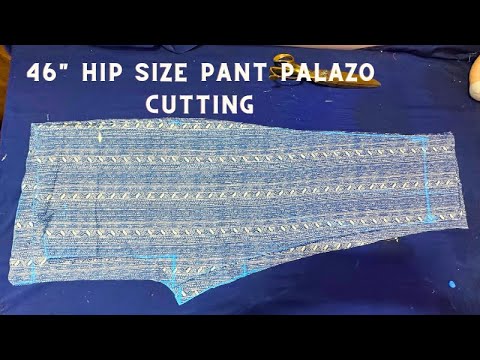 Umbrella Palazzo Cutting and Stitching | Circle Palazzo Pant Cutting and  Stitching in Hindi - YouTube