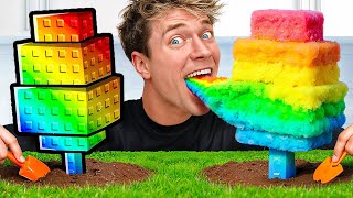 Grow A Garden Fruits IRL + Extreme Roblox Food Art!! | NOOB To PRO Candy Challenge