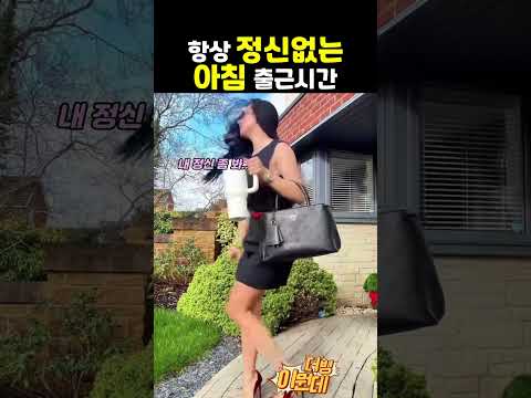 정신없는 월요일 아침 출근길 #더빙 #병맛 #웃긴영상