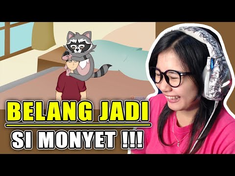 BELANG SAMA MONYET KETUKER | REACTION ANIMASI PODTOON