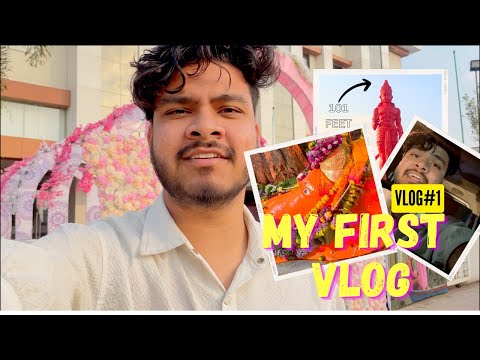 My First Vlog || Hum ja rahe hai Chamatkari Hanuman Mandir || 🛕❤️ #vlog #firstvlog