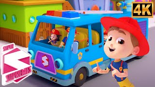 Super Supremes 🚒 Les Roues du Camion de Pompiers | Chanson Pour Enfants en Français