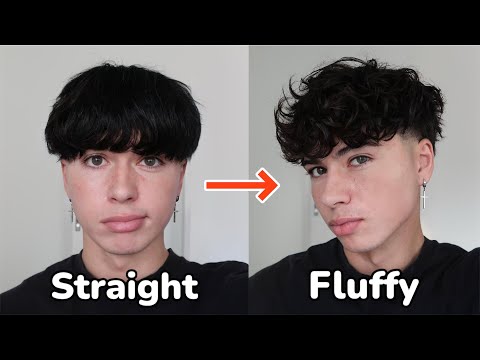 how I style my hair - fluffy fringe