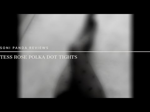 Tess Rose Polka Dot Tights