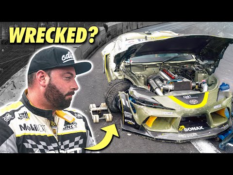 I CRASHED my 1000hp Supra at Drift Masters Finland…