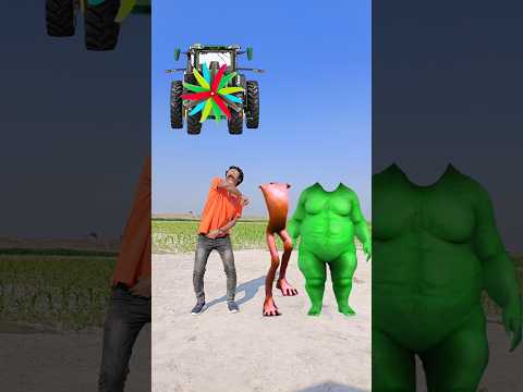 Green fatty dog & dametu cosita body part matching vs parle-G biscuit, catbery eating - vfx magic ๐๐