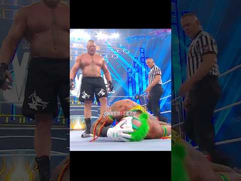 Rey mysterio vs Brock lesnar#shorts