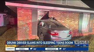 20-year-old arrested, accused of drunk driving, plowing car into Slidell home