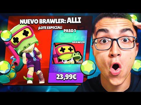 COMPRO, MAXEO y PRUEBO en +1000🏆a ALLI (NUEVO BRAWLER SUPER ROTO)
