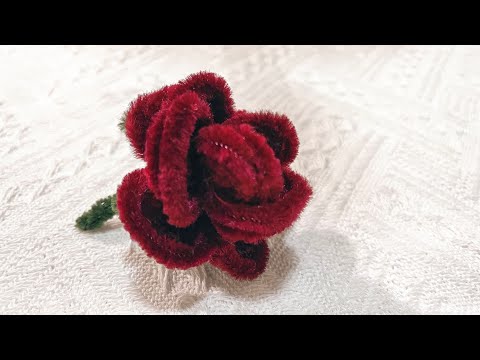進階一---毛根玫瑰製作---葉+花朵