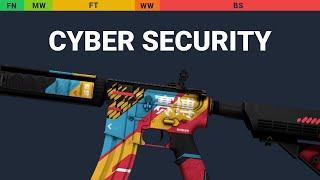 M4A4 Cyber Security Wear Preview