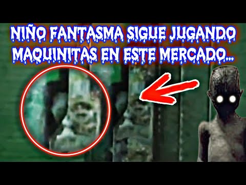 PEQUEÑO FANTASMA SIGUE JUGANDO MAQUINITAS EN ESTE MERCADO