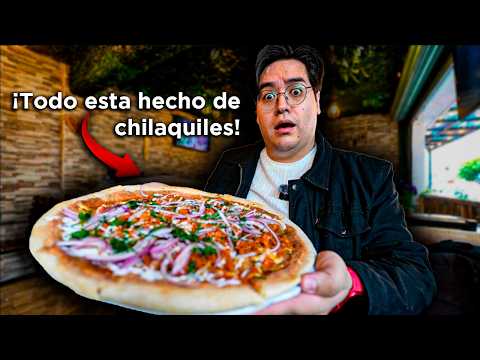 Los CHILAQUILES se comen hasta en Hamburguesa en este lugar!