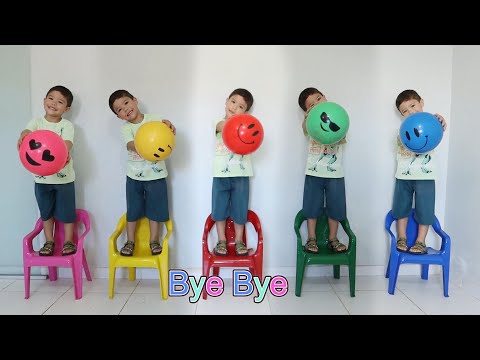 Música Cinco Macaquinhos 1 | Chanson Cinq petits singes | Comptines Et Chansons | À Bébé Chanson