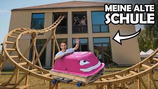 Wir bauen eine ACHTERBAHN durch meine alte SCHULE