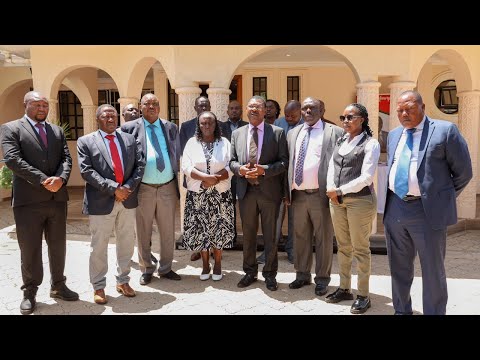 SPEAKER WETANG'ULA VISITS HOME OF THE LATE BARINGO SENATOR WILLIAM CHEPTUMO TO CONDOLE THE FAMILY