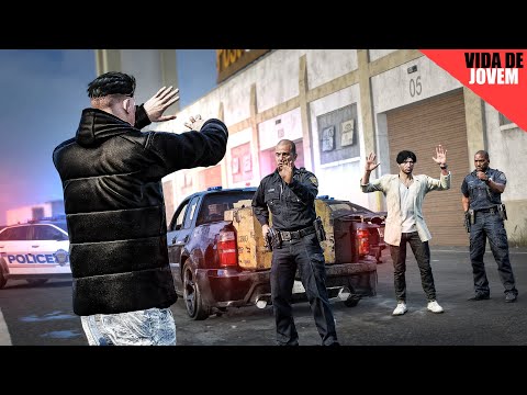 GTA V: VIDA DE JOVEM - A POLICIA NÃO PODE REVISTAR ESSE CARRO - EP16