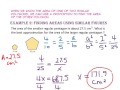 Ratios of Perimeters and Areas