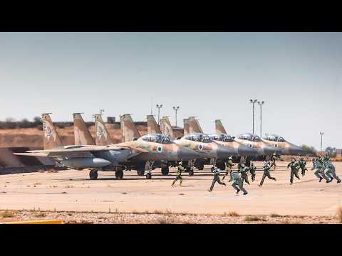 US-IRAN Tension Rise! Dozens of Israeli F-15 Pilots ATTACK Iranian Military Base