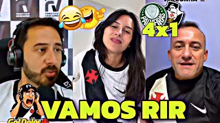 "VAMOS CAIR " !! MEMES E REAÇÕES VASCAÍNAS APÓS HUMILHAÇÃO HISTÓRIA CONTRA O PALMEIRAS 