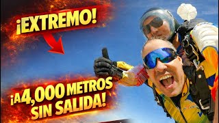 A 4.000 metros de altura… sin salida 😱🪂