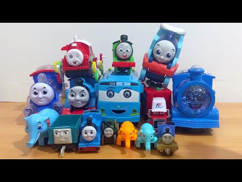 Live Satisfying with Unboxing Thomas & Friends Blue & Red maintenance factory for unique toys #4