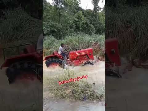 sand Load in water Mahendra Tractor🔥🔥🔥